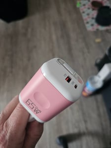 2026 NEW 65W GaN 3 in 1 USB C Ladegerät mit Einziehbarem Kabel USB-Ladegerät,PD3.0 Power Adapter,Unterstützt Super Fast Charging bei Einzelportnutzung Kunden-Foto 1