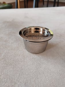 Kávové kapsle z nerezové oceli Plnitelné kávové kapsle s náhradním kartáčkem na lžičku pro kávovary Bialetti Fotografie od zákazníka č. 1