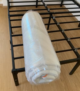 Topper 90x200x7.5cm Matratzentopper Gel-Memory-Schaum 7-Zonen-Kaltschaum H3&H4 Matratzenauflage Für Boxspringbett,Schlafsofa atmungsaktiv Anti-Rutsch Kunden-Foto 4