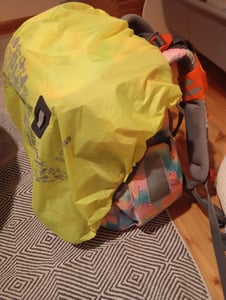 Step by Step housse de pluie Rain And Safety Cover Yellow jaune Photo du client 2