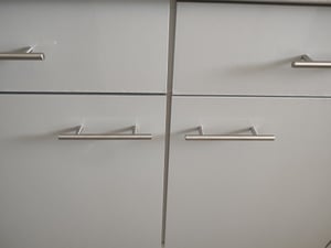karpal 10x mobili maniglia 128 millimetri armadio maniglie in acciaio inox a filo cassetto maniglie armadio cucina porta maniglie cucina bar maniglia foratura 128 millimetri lunghezza totale 188 millimetri 12 mm¡ Foto del cliente 5