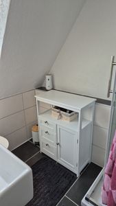 VASAGLE koupelnová skříňka Koupelnová skříňka, se 3 zásuvkami, nastavitelná police Fotografie od zákazníka č. 2