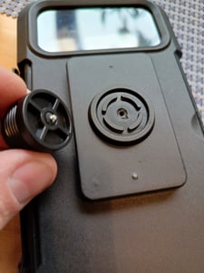Fahrrad Handyhalterung, wasserdichte Smartphone Halter mit Touch-Screen, 360? Drehbare, Höhenverstellbar für iPhone Samsung Galaxy Huawei zu 6,7 Zoll, Kunden-Foto 1