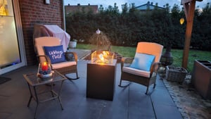 FCH Gartenmöbel Set,Polyrattan Lounge Gartengarnitur,Sofa & 2 Stühle - Schwarz Kunden-Foto 2