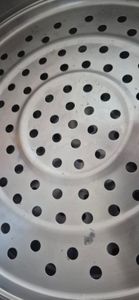 Parowar ze stali nierdzewnej 5-warstwowy Parowar do makaronu + szklana pokrywa (26 cm) Zdjęcie produktu od klienta nr 1