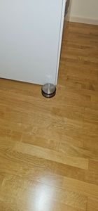 4x Türstopper Edelstahl massiv - Schwerer Türstopper Boden 1,2 Kg/Stk., Door Stopper im modernen Design versehen mit Gummiring zum Schutz der Türen Kunden-Foto 1