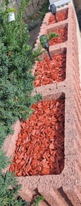 Plantop Dekor Mulch, oranje, 50 liter Klantenfoto 1