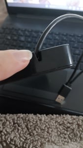 ZELURXX Externes DVD-Laufwerk, USB 3.0 und Typ-C, tragbares optisches CD-DVD-+/-RW-Brennerlaufwerk, für Laptop, PC, Desktop, MacBook, iMac, Schwarz Kunden-Foto 1