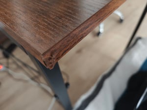 Eleganter Schreibtisch im Industriestil Bürotisch, Moderner Schreibtisch Funktioneller MuvuHome Kunden-Foto 1
