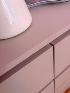Kommode MAJA S4 90 cm Weiß Matt Sideboard Highboard Kunden-Foto 2