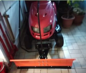 Sněhová radlice pro zahradní traktor, 100 x 40 cm, model Premium Fotografie od zákazníka č. 1