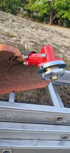 7 Zahn Winkelgetriebe Getriebe für Motorsense Freischneider mit 26mm Rohr Kunden-Foto 1