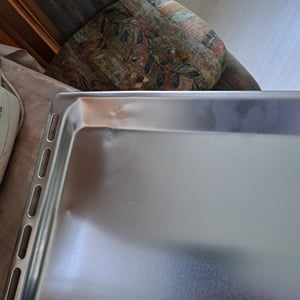 Whirlpool Bauknecht Backblech emailliert 17mm hoch, 481241838128, 481010539881 - 445x375x17mm Kunden-Foto 2