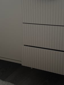 GrainGold Kommode Sorano - Kommode mit Schubladen und Türen - Sideboard, TV-Kommode - Kommode Schwarz Kunden-Foto 1