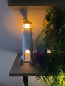 Phare Déco Veilleuse, LED Lune Projecteur Lampe Enfants Adultes Cadeau Chambre Salon Éclairage Lampe de chevet Lampes Déco Photo du client 1