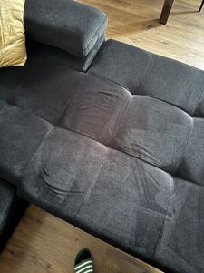 Sofiland Aller U-Form Wohnlandschaft XXL Schlaffunktion 2 Bettkästen Dunkelgrau Links Kunden-Foto 8