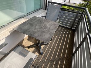 acamp® ACAPLAN HPL Tisch 80x80cm - anthrazit |cemento anthrazit Kunden-Foto 1
