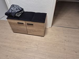 Garderobenset PIK-2, Dielenset, Flurgarderobe Garderobenschrank, Schuhschrank, Wandregal, fertig aufgebaut, Farbe: Sonoma Eiche Kunden-Foto 2