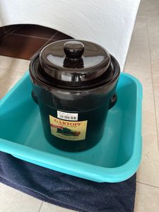 MS-Steinzeug 20 Ltr. Gärtopf-Set mit Hobel, Stampfer und Gabel, 3214 Kunden-Foto 1