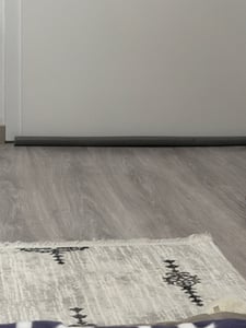 6 Stück Zugluftstopper Türbodendichtung Türdichtung Set Grau Windschutz Türstopper Energiesparen Schallschutz Kälteschutz Kunden-Foto 1