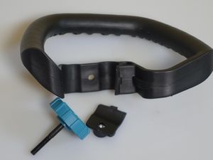 12000RPM Akku Rasentrimmer, Akku Freischneider Mit 2x 5200mAh Batterien, Schnittdurchmesser 26cm, Brushless Front-Motor, Sicherheitsschutz, 3 Arten Klingen für Garten, Hof Kunden-Foto 2