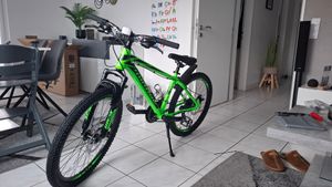 24 Zoll ALU MTB Mirage Gefedert, 21-Gang Shimano Daumenklickkettenschaltung, Scheibenbremsen NE2467-GRÜN  AB 132 CM KÖRPERGRÖSSE !!!!!!!!!!!!!!!!!!!!! Kunden-Foto 2