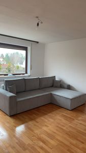 BEAUTYSOFA Ecksofa 290cm, Modernes Bettsofa mit Schlaffunktion und Bettkasten, Schlafsofa, Couch beidseitig montierbar Hellgrau Poso 55 PARYS L - Form Kunden-Foto 1