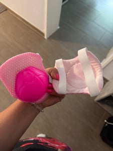 Kinder Inline Skates, Rollschuhe, Verstellbare Inliner mit Leuchtenden Rädern für Kinder, Größe L (37-42),Rosa Kunden-Foto 3