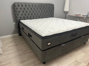 Pointhome Bss Beddengoed Boxspringbed Set 180x200 cm, Zacht, H3, Ergonomische matras, 7 zones, Hypoallergeen en ademend, Matras met topper Klantenfoto 1