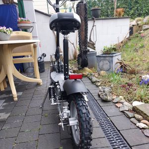 Elektrický skúter 1000 Watt - "VIRON" E-Scooter 1000W / 36V Elektrický skúter s držiakom na smartfón Fotografia od zákazníka č. 12