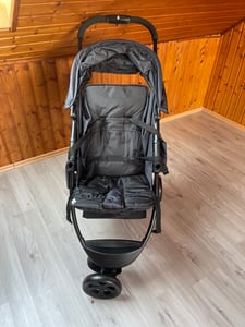 Hauck Citi Neo II, Betthimmel, Jogging-Kinderwagen, Unisex, Feste Räder, Faltbar, Schwarz Kunden-Foto 1