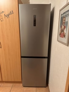 Gorenje NRK619CA2XL4 Kühl-Gefrierkombination, No Frost Plus, Fast Freeze, Adapt Tech, LED Display, Convert FreshZone, Inverter Kompressor, Edelstahl silber Kunden-Foto 1