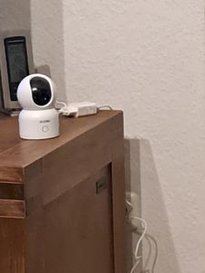ZOSI 4K PTZ Überwachungskamera Innen WLAN mit 64GB Karte, 2,4/5Ghz WiFi, Personen-/Haustiererkennung & Verfolgung, One-Touch-Call, C518 Kunden-Foto 4