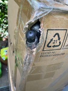 Verpackung sehr beschädigt