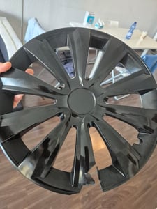 Unitec Radzierblende Delta 35 cm (14 Zoll) schwarz 1 Stück Kunden-Foto 4