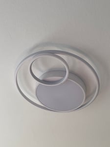 Moderne Deckenleuchte Rund Deckenlampe LED Acryl für Wohnzimmer Schlafzimmer Beleuchtung 32W Kunden-Foto 1
