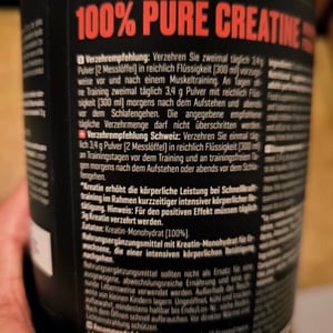 Body Attack 100% Pure Creatine (600 Kapseln) Kunden-Foto 1