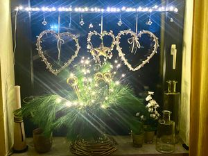 3er 60 LEDs Lichterbaum Zweige Lichter Warmweiß Zweige Lampe für Home Room Vase Dekoration Kunden-Foto 3