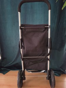AREBOS 3in1 Einkaufstrolley 56L Schwarz | Klappbar, Kühlfach & Rollen Kunden-Foto 4
