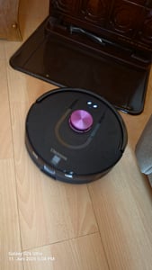 Vactidy Saugroboter W15 3-in-1 Nass Trocken Roboterstaubsauger mit Absaugstation, 10000Pa, 180 min, 4L Riesenbehälter Kunden-Foto 3