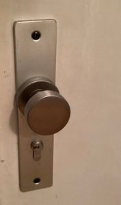 Gałka drzwiowa Aqbau® ze stali nierdzewnej okrągła stała Zdjęcie produktu od klienta nr 1