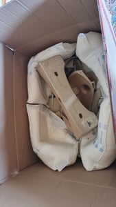 Stand-WC Tiefspüler ohne Spülrand beige matt ohne WC-Sitz 1280619 Kunden-Foto 2