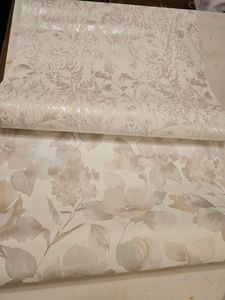 Strukturtapete 10459-14 Vliestapete Blumen Floral 0.53 x 10.05 m Erismann Opus Creme Kunden-Foto 1