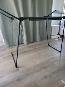 Leifheit Pegasus 180, Wäscheständer, Schwarz, 18 m, Flur, 1570 mm, 660 mm Kunden-Foto 1