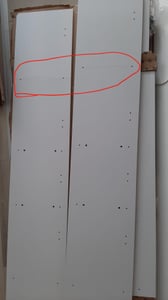 Badezimmerschrank NEL III Säulenregal weiß mit Korb Kunden-Foto 2