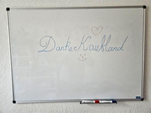 Premium-Whiteboard Speziallackiert, 110 x 80 cm Kunden-Foto 1