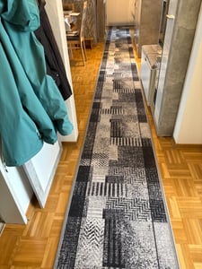 Läufer Antirutsch ESSENZA grau 67 cm Grau 67x760 cm Kunden-Foto 1