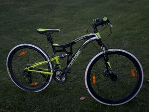 Bergsteiger Kodiak 29 Zoll Mountainbike, geeignet ab 170 cm, Scheibenbremse, Shimano 21 Gang-Schaltung, Vollfederung, Jungen-Fahrrad & Herren-Fahrrad Kunden-Foto 14