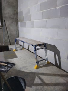 Arbeitsregelbare Plattform 116/35Cm Kunden-Foto 1