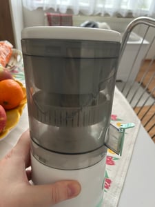 Elektrischer Entsafter, USB Zitruspresse,  Saftpresser, Obst Und Gemüse Entsafter, 400 ml - VITAPRESS Kunden-Foto 2